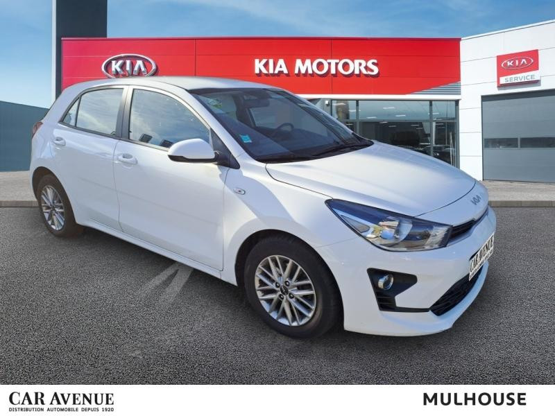 Occasion KIA Rio 1.2 DPi 84ch Active Garantie 1an CarPlay Caméra Régulateur 2023 Blanc 13990 € à Mulhouse