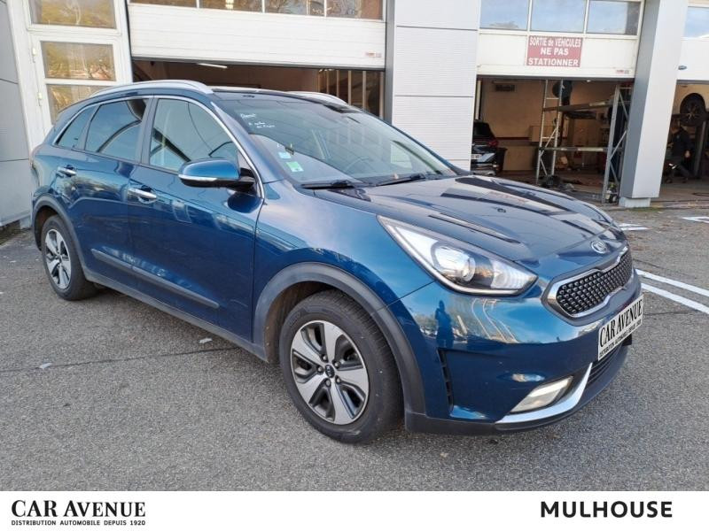 Occasion KIA Niro 1.6 GDi 105ch ISG + électrique 43.5ch Active DCT6 GARANTIE 12 MOIS 2017 Bleu Lagon métallisé 14990 € à Mulhouse