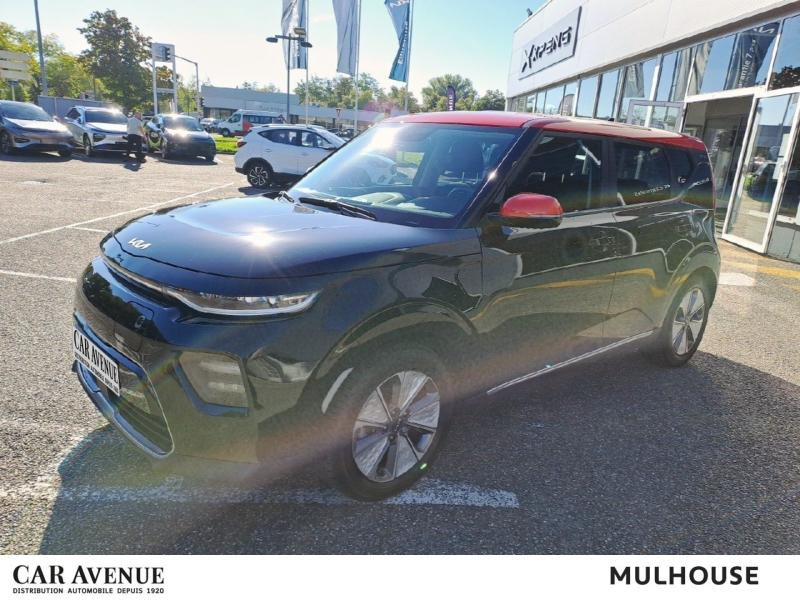 Occasion KIA e-Soul Active 204ch Garantie 07/29 LED Caméra CarPlay Régul adaptatif 2022 Noir Abyssinie métal+Toit Rouge Inferno 17490 € à Mulhouse