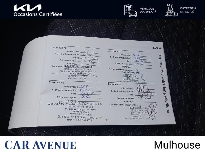 Used KIA Rio 1.0 T-GDI 100ch Active Garantie 1an CarPlay Caméra Régulateur 2022 Bleu Denim métallisé € 13490 in Mulhouse