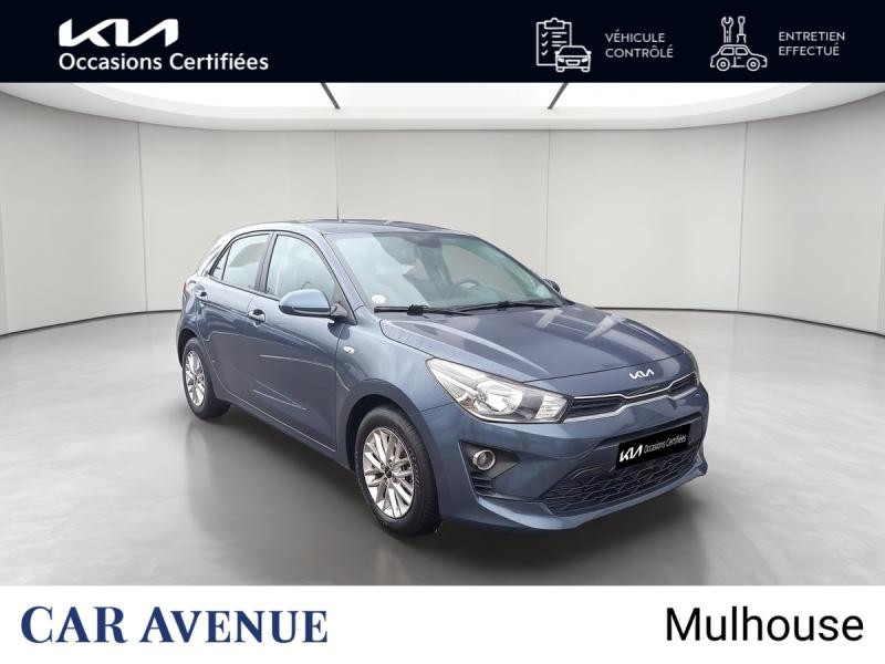 Used KIA Rio 1.0 T-GDI 100ch Active Garantie 1an CarPlay Caméra Régulateur 2022 Bleu Denim métallisé € 13490 in Mulhouse