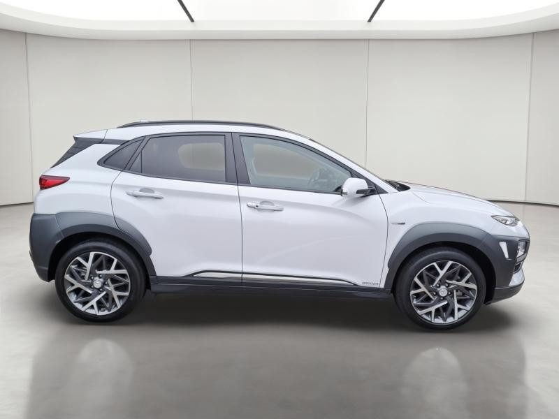 Occasion HYUNDAI Kona 1.6 GDi 141ch Hybrid Creative DCT6 Garantie 1an CarPlay Caméra Angles morts 2020 Atlas White 18990 € à Mulhouse