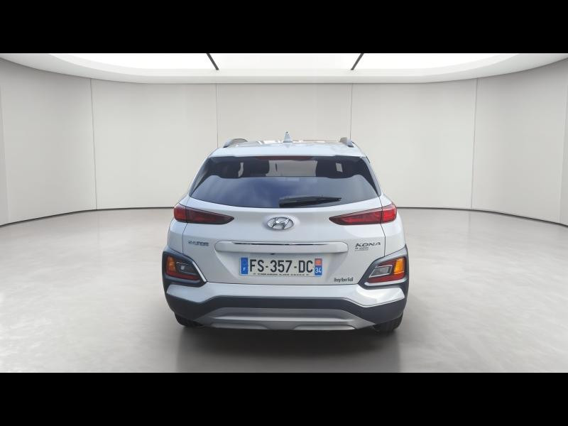 Occasion HYUNDAI Kona 1.6 GDi 141ch Hybrid Creative DCT6 Garantie 1an CarPlay Caméra Angles morts 2020 Atlas White 18990 € à Mulhouse