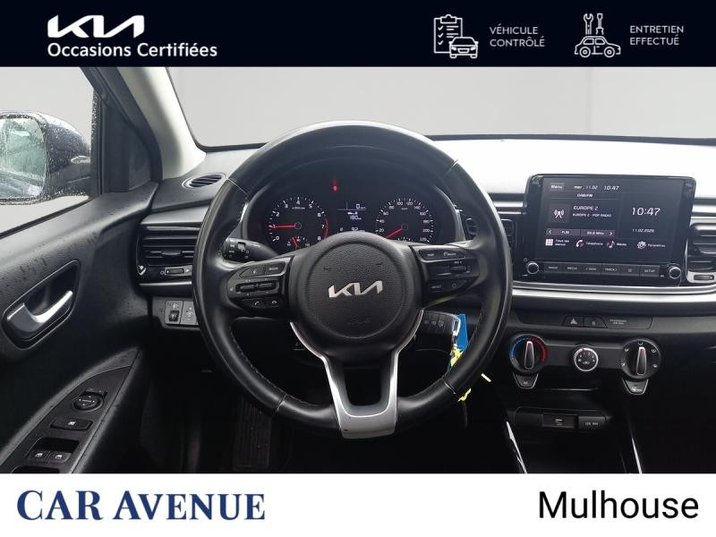 Used KIA Rio 1.0 T-GDI 100ch Active Garantie 1an CarPlay Caméra Régulateur 2022 Bleu Denim métallisé € 13490 in Mulhouse