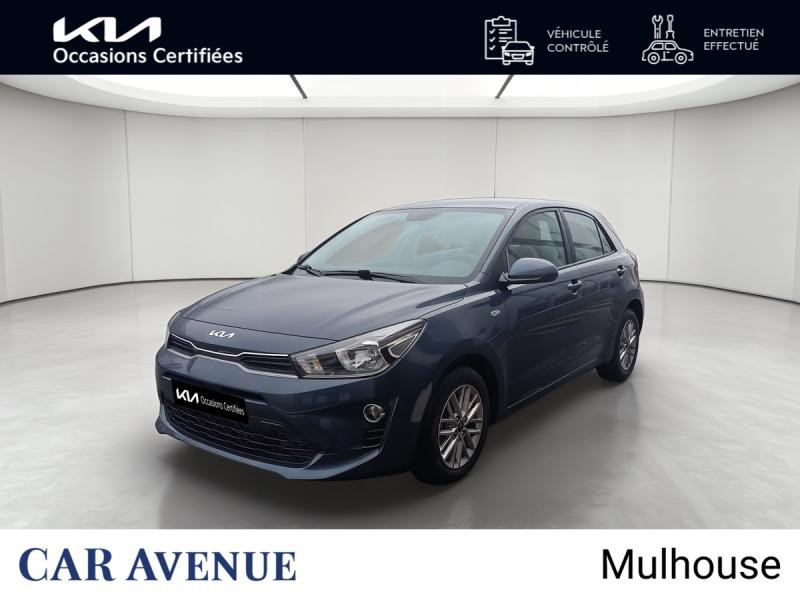 Used KIA Rio 1.0 T-GDI 100ch Active Garantie 1an CarPlay Caméra Régulateur 2022 Bleu Denim métallisé € 13490 in Mulhouse