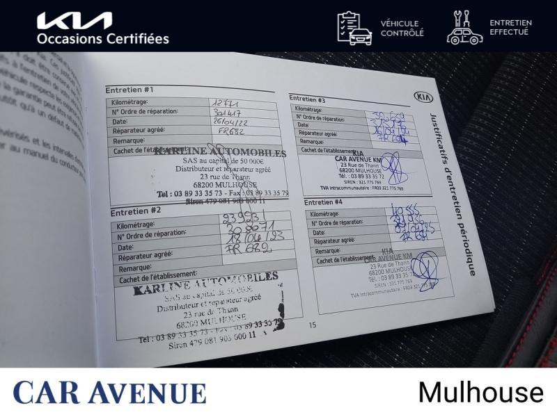Occasion KIA Stonic 1.0 T-GDi 100ch Active DCT7 GARANTIE 05-2028 2021 Gris Aluminium métallisé 15990 € à Mulhouse