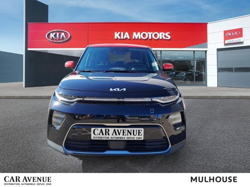 Occasion KIA e-Soul Active 204ch Garantie 07/29 LED Caméra CarPlay Régul adaptatif 2022 Noir Abyssinie métal+Toit Rouge Inferno 17190 € à Mulhouse