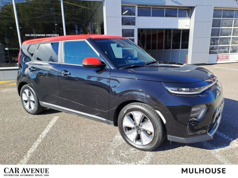 Occasion KIA e-Soul Active 204ch Garantie 07/29 LED Caméra CarPlay Régul adaptatif 2022 Noir Abyssinie métal+Toit Rouge Inferno 17190 € à Mulhouse