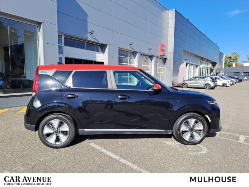 Occasion KIA e-Soul Active 204ch Garantie 07/29 LED Caméra CarPlay Régul adaptatif 2022 Noir Abyssinie métal+Toit Rouge Inferno 17190 € à Mulhouse
