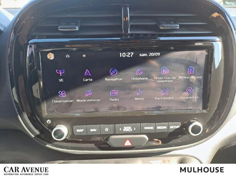 Occasion KIA e-Soul Active 204ch Garantie 07/29 LED Caméra CarPlay Régul adaptatif 2022 Noir Abyssinie métal+Toit Rouge Inferno 17190 € à Mulhouse