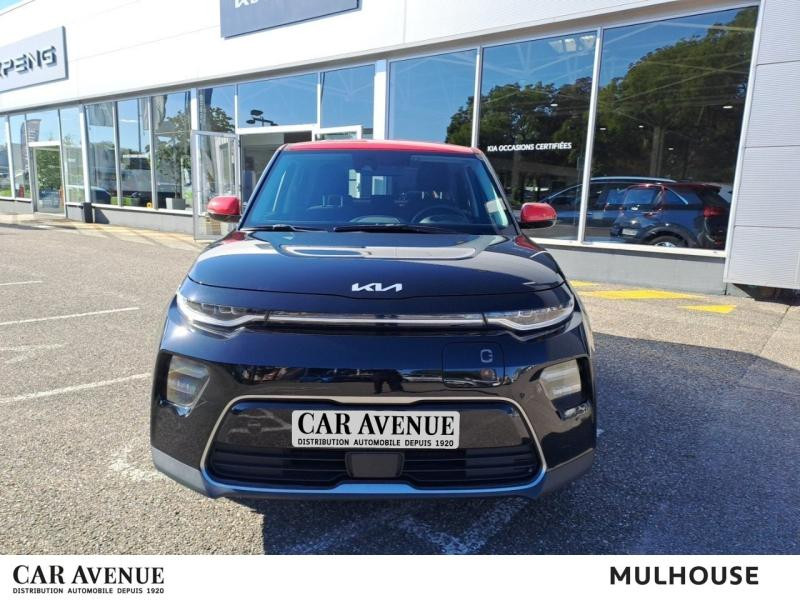 Occasion KIA e-Soul Active 204ch Garantie 07/29 LED Caméra CarPlay Régul adaptatif 2022 Noir Abyssinie métal+Toit Rouge Inferno 17190 € à Mulhouse