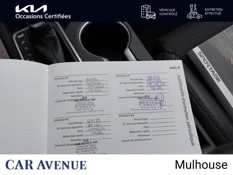 Used KIA Sportage 1.6 CRDi 136ch MHEV Black Edition 4x2 DCT7 GARANTIE 12-2028 2021 Rouge Rubis € 19490 in Mulhouse