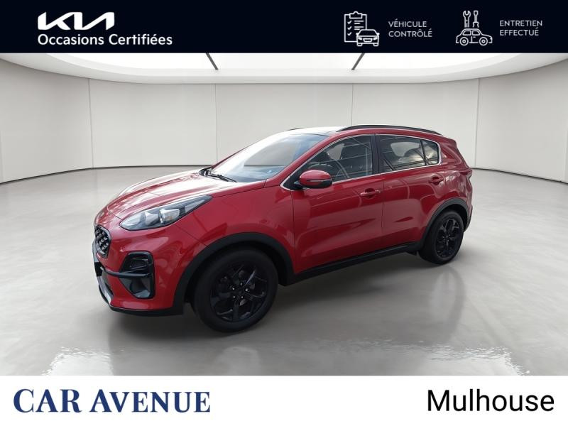 Used KIA Sportage 1.6 CRDi 136ch MHEV Black Edition 4x2 DCT7 GARANTIE 12-2028 2021 Rouge Rubis € 19490 in Mulhouse