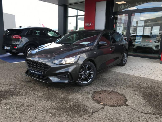 Occasion FORD Focus 125 ST-Line BVA8 Gps Clim Radar Garantie 12 Mois 2019 Gris Lunaire 18 380 € à Colmar