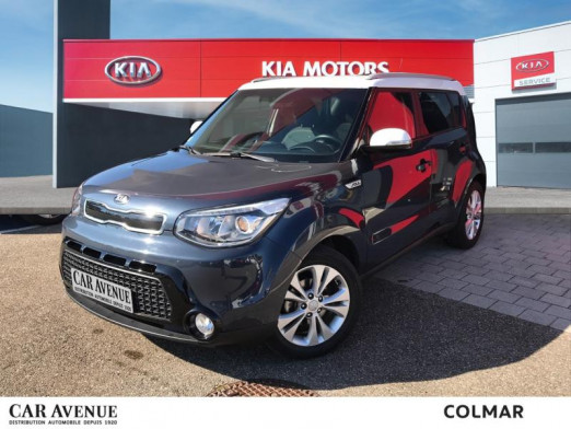 Occasion KIA Soul 1.6 Crdi 136 Uefa Euro 2016 Camera Gps Garantie 12 mois 2015 Blue Baltique + Toit blanc 11 990 € à Colmar