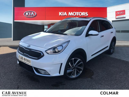 Occasion KIA Niro 1.6 Gdi 105 Isg + électrique 43.5 Prem Dct6 Camera Gps Garantie 2024 2017 Blanc Sensation 19 490 € à Colmar