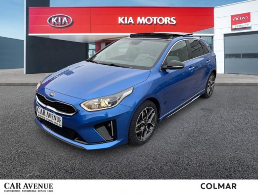 Occasion KIA Ceed 1.4 T-GDI 140 GT Line Caméra Gps Carplay Clim auto GARANTIE 12 MOIS 2019 Bleu Fusion métallisé 16 990 € à Colmar