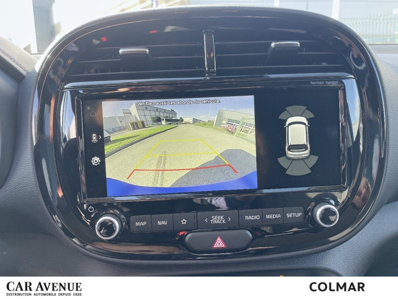 Used KIA e-Soul e-Design 204 1ere main Gps Caméra Sièges chauffants Carplay 2020 Bleu Neptune métal+Toit Noir Abyssinie € 17690 in Colmar