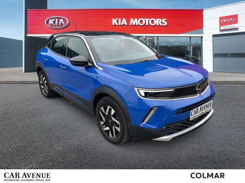 Used OPEL Mokka 1.2 Turbo 130 Elegance BVA8 Clim auto Gps Carplay Caméra 2021 Bleu Volt/Toit Noir Perla Nera métal € 16890 in Colmar