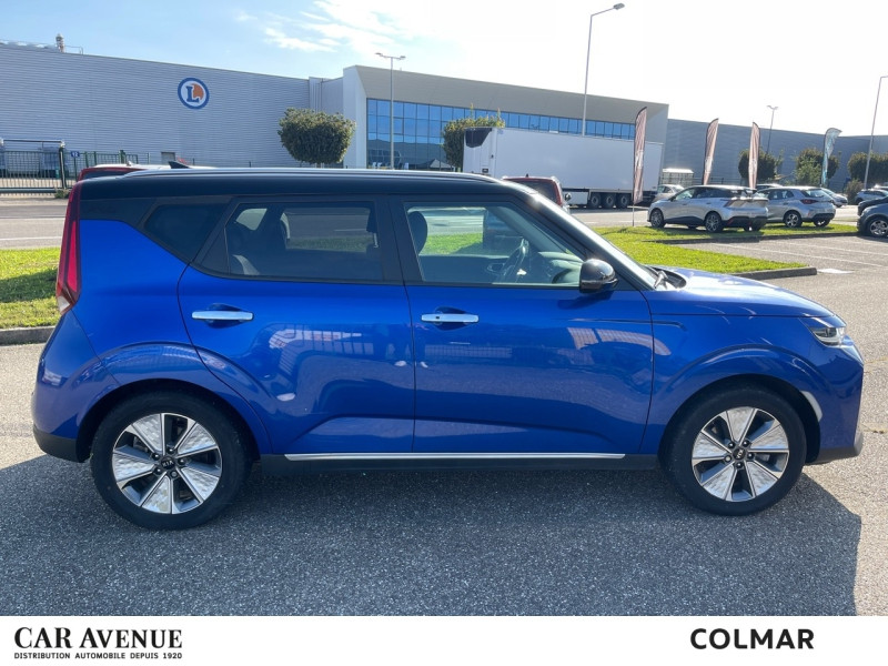 Used KIA e-Soul e-Design 204 1ere main Gps Caméra Sièges chauffants Carplay 2020 Bleu Neptune métal+Toit Noir Abyssinie € 17690 in Colmar