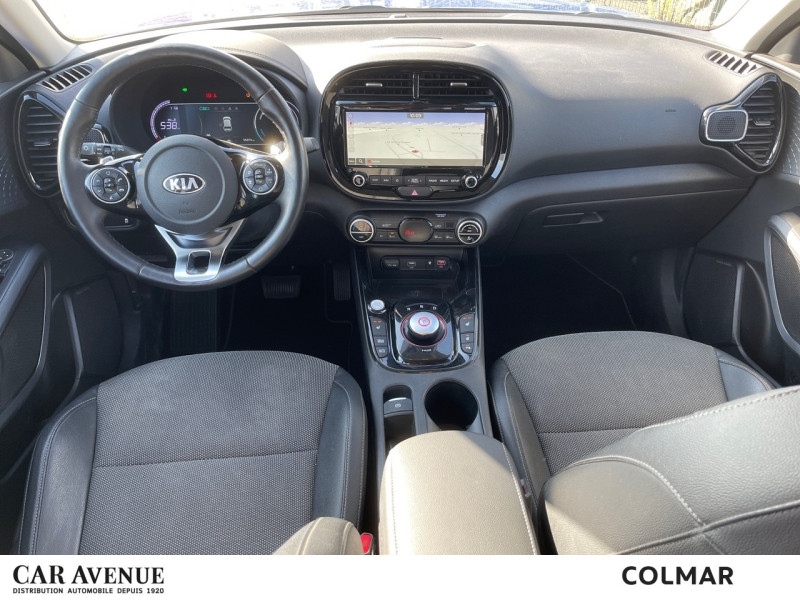 Used KIA e-Soul e-Design 204 1ere main Gps Caméra Sièges chauffants Carplay 2020 Bleu Neptune métal+Toit Noir Abyssinie € 17690 in Colmar