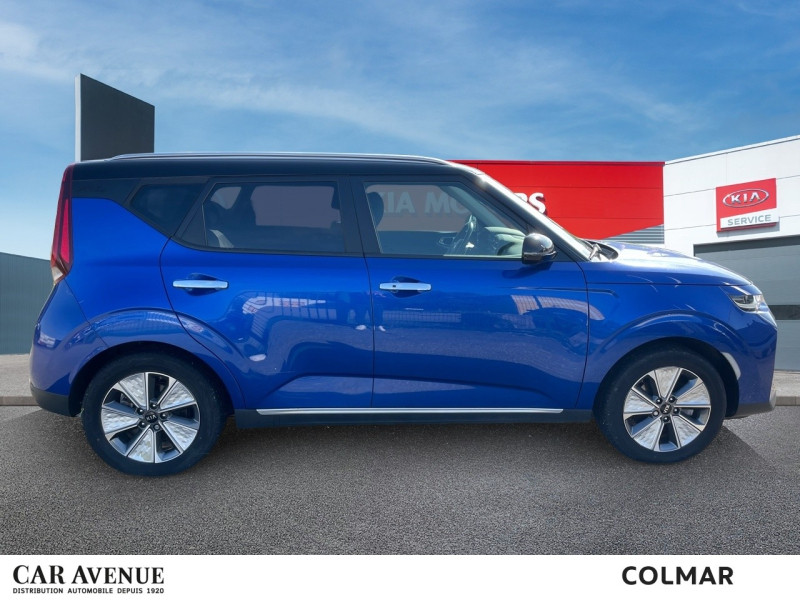 Used KIA e-Soul e-Design 204 1ere main Gps Caméra Sièges chauffants Carplay 2020 Bleu Neptune métal+Toit Noir Abyssinie € 17690 in Colmar