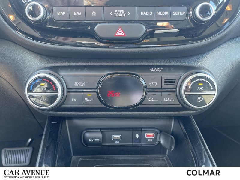 Used KIA e-Soul e-Design 204 1ere main Gps Caméra Sièges chauffants Carplay 2020 Bleu Neptune métal+Toit Noir Abyssinie € 17690 in Colmar