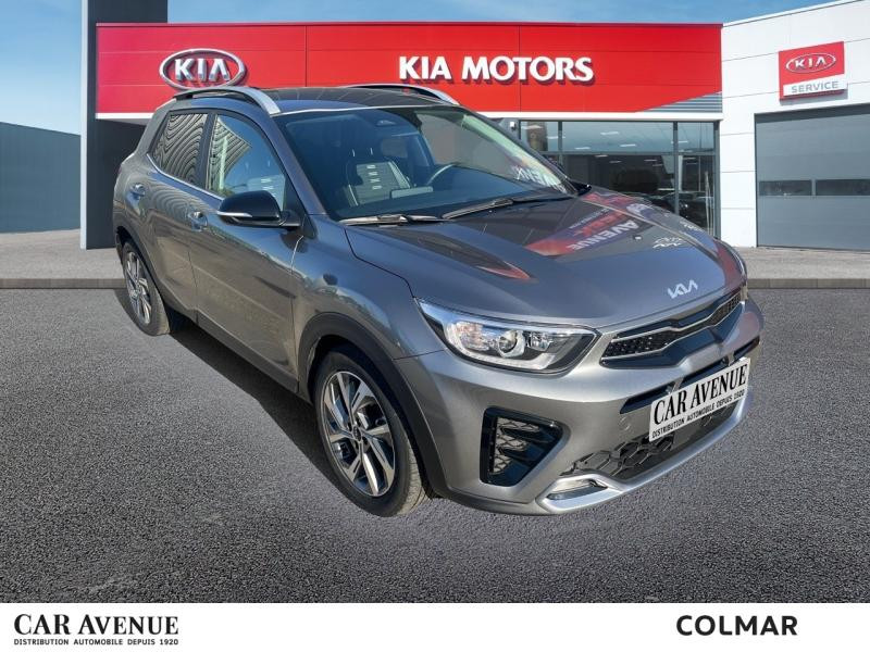 Occasion KIA Stonic 1.0 T-GDi 100 GT Line Gps Caméra Carplay Clim Régul Bluetooth garantie 03-2031 2024 Gris Météore métallisé 19390 € à Colmar
