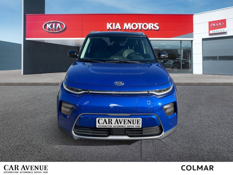 Used KIA e-Soul e-Design 204 1ere main Gps Caméra Sièges chauffants Carplay 2020 Bleu Neptune métal+Toit Noir Abyssinie € 17690 in Colmar