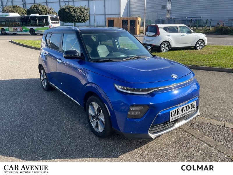 Used KIA e-Soul e-Design 204 1ere main Gps Caméra Sièges chauffants Carplay 2020 Bleu Neptune métal+Toit Noir Abyssinie € 17690 in Colmar