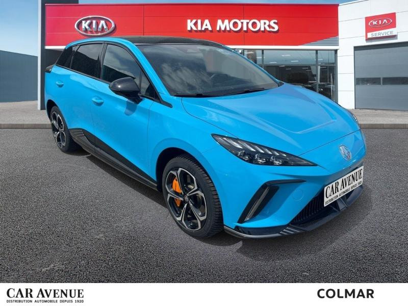 Used MG MOTOR MG4 435 - 64kWh Xpower 4WD 1ere main Caméra 360 GPS Garantie 12/30 2023 Brighton Blue métallisé + Toit noir € 27990 in Colmar