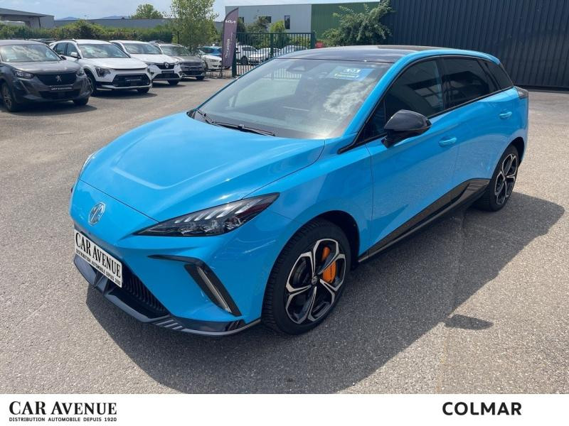 Used MG MOTOR MG4 435 - 64kWh Xpower 4WD 1ere main Caméra 360 GPS Garantie 12/30 2023 Brighton Blue métallisé + Toit noir € 27990 in Colmar