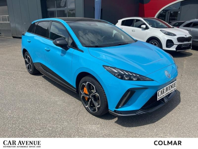 Used MG MOTOR MG4 435 - 64kWh Xpower 4WD 1ere main Caméra 360 GPS Garantie 12/30 2023 Brighton Blue métallisé + Toit noir € 27990 in Colmar