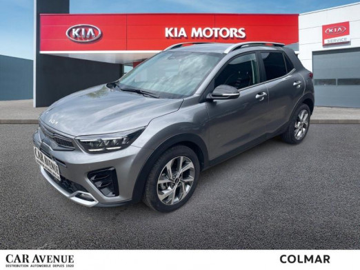 Used KIA Stonic 1.0 T-GDi 120 MHEV GT Line Premium Gps Caméra Carplay garantie 12-2030 2023 Gris Météore métallisé € 20,990 in Colmar