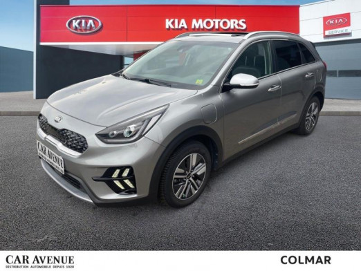 Occasion KIA Niro 1.6 105 ISG + Plug-In 60.5 Premium Toit ouvrant Gps Caméra DCT6 Garantie 02/28 2021 Gris Comete métallisé 19 690 € à Colmar