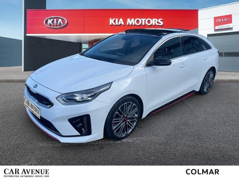 Occasion KIA ProCeed 1.6 T-GDI 204 GT DCT7 Gps Carplay Toit ouvrant  garantie 01-2029 2022 Blanc Sensation nacré 24990 € à Colmar