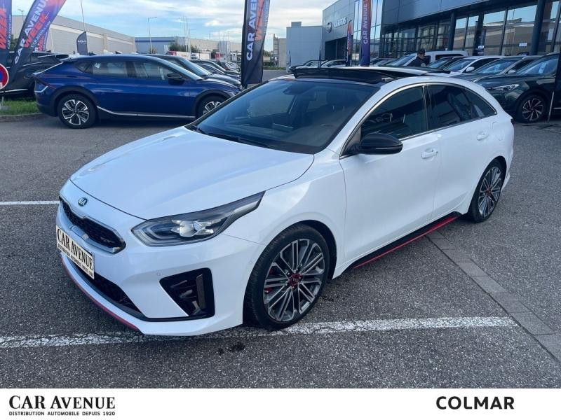 Occasion KIA ProCeed 1.6 T-GDI 204 GT DCT7 Gps Carplay Toit ouvrant  garantie 01-2029 2022 Blanc Sensation nacré 24990 € à Colmar