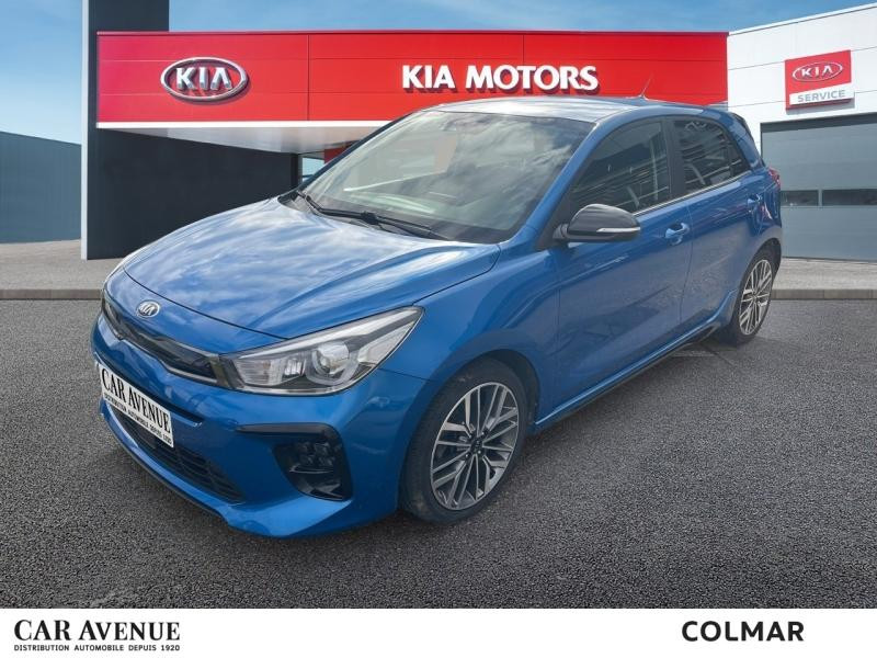 Occasion KIA Rio 1.0 T-GDI 100 MHEV GT-Line Carplay Clim auto GARANTIE 12 MOIS 2021 Bleu Azur métallisé 13390 € à Colmar