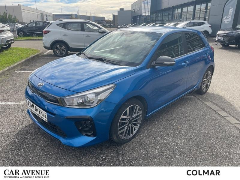 Occasion KIA Rio 1.0 T-GDI 100 MHEV GT-Line Carplay Clim auto GARANTIE 12 MOIS 2021 Bleu Azur métallisé 13390 € à Colmar