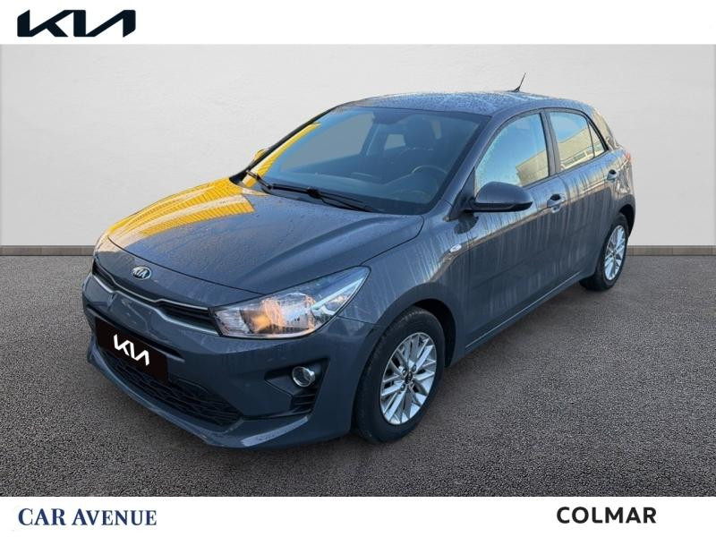 Occasion KIA Rio 1.0 T-GDI 100 Active Caméra Carokay Clim GARANTIE 09-2028 2021 Gris Ardoise métallisé 14490 € à Colmar