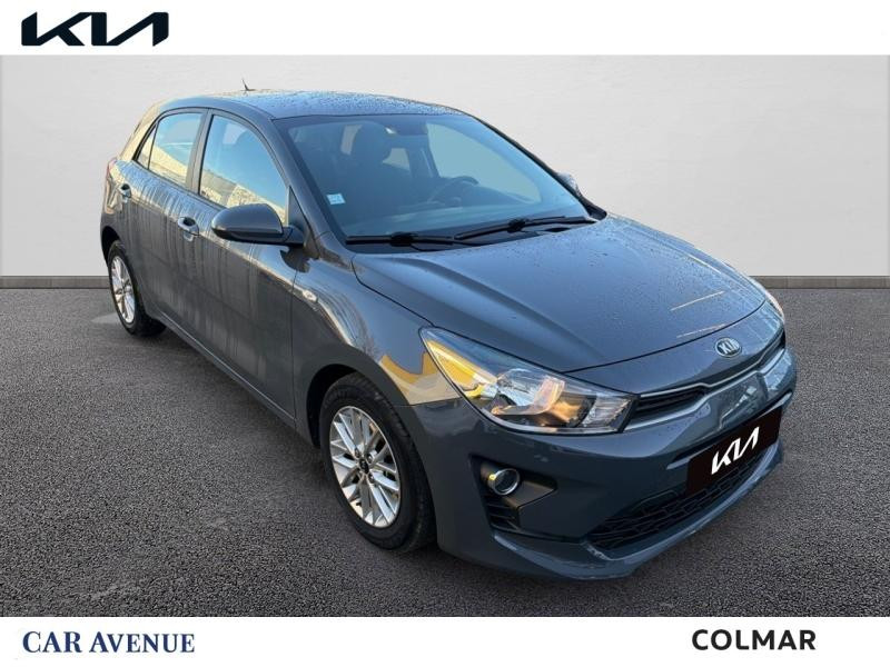 Occasion KIA Rio 1.0 T-GDI 100 Active Caméra Carokay Clim GARANTIE 09-2028 2021 Gris Ardoise métallisé 14490 € à Colmar