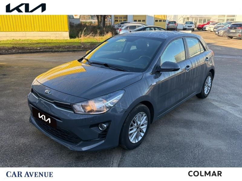 Occasion KIA Rio 1.0 T-GDI 100 Active Caméra Carokay Clim GARANTIE 09-2028 2021 Gris Ardoise métallisé 14490 € à Colmar