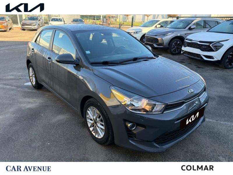Occasion KIA Rio 1.0 T-GDI 100 Active Caméra Carokay Clim GARANTIE 09-2028 2021 Gris Ardoise métallisé 14490 € à Colmar