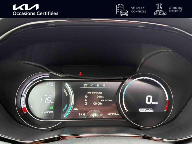 Occasion KIA e-Niro Premium 204 GPS TO ACC Gps Carplay Garantie 01-2028 2021 Noir Ebene métallisé 20490 € à Colmar