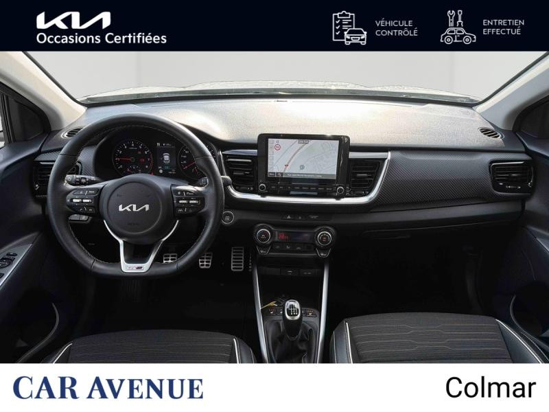 Used KIA Stonic 1.0 T-GDi 120 MHEV GT Line Gps Caméra Carplay Clim auto 2023 Blanc € 18490 in Colmar