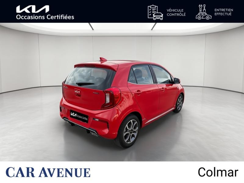 Occasion KIA Picanto 1.2 DPi 84 GT Line BVMA5 GARANTIE 10-2029 2022 Rouge Grenat métallisé 14990 € à Colmar
