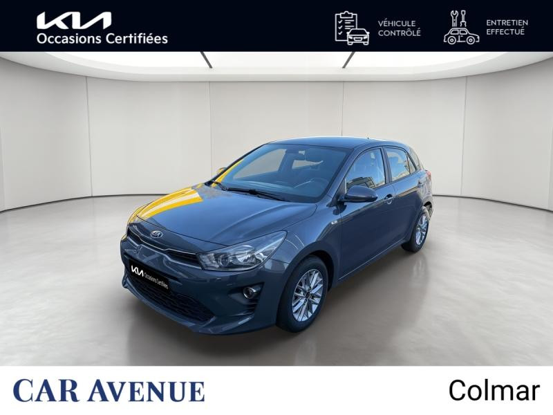 Used KIA Rio 1.2 DPi 84 Active 1ere main Carplay Clim Régulateur 2021 Gris Ardoise métallisé € 12990 in Colmar