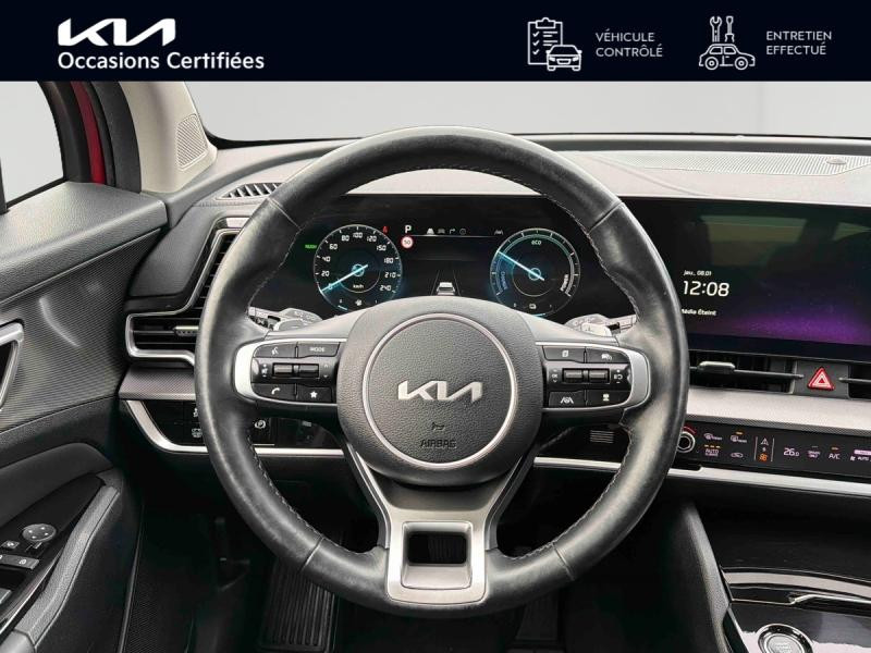 Occasion KIA Sportage 1.6 T-GDi 230 HEV Design BVA6 1ere main Gps Caméra GARANTIE 12 MOIS 2022 Rouge Rubis métallisé 23590 € à Colmar