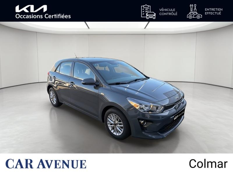 Used KIA Rio 1.2 DPi 84 Active 1ere main Carplay Clim Régulateur 2021 Gris Ardoise métallisé € 12990 in Colmar