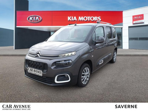 Occasion CITROEN Berlingo M BlueHDi 100 Feel Gps Radar AR Garantie 1 an 2018 Gris Platinium (M) 20 990 € à Monswiller